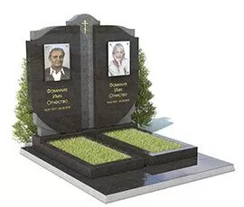 Двойные памятники из гранита