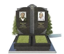 Двойные памятники из гранита